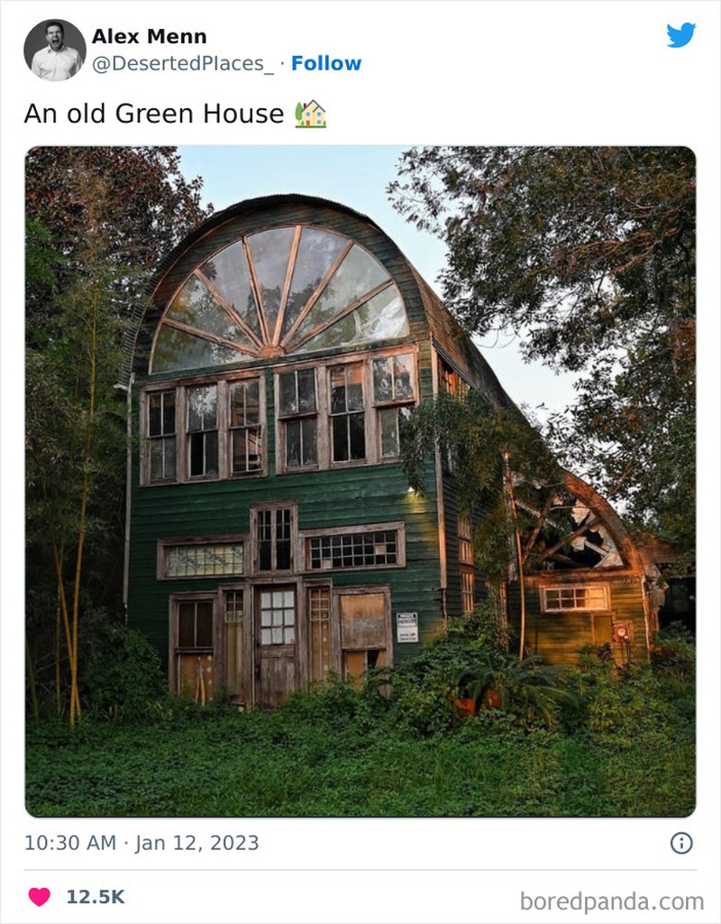 Potret Bangunan Terbengkalai, Seram dan Misterius