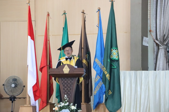 Prof Imam Yahya resmi menjadi Guru Besar Bidang Ilmu Fikih UIN Walisongo Semarang.