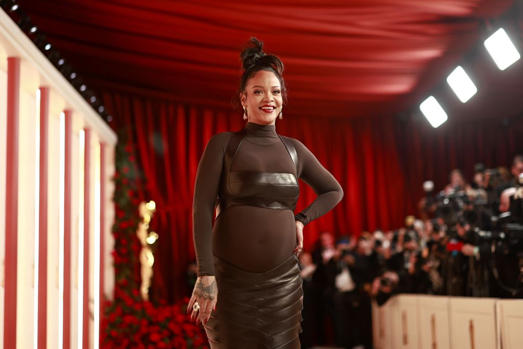 HOLLYWOOD, CALIFORNIA - MARCH 12: Rihanna attends the 95th Annual Academy Awards on March 12, 2023 in Hollywood, California. (Photo by Arturo Holmes/Getty Images )