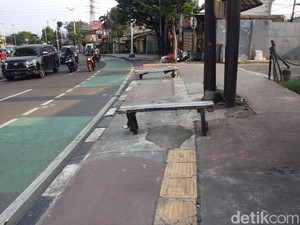#SaveSiJalurKuning, Bina Marga Segera Perbaiki Guiding Block Dewi Sartika