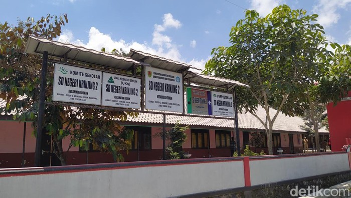 SDN Krinjing 2, Kecamatan Dukun, Kabupaten Magelang, Senin (13/3/2023).