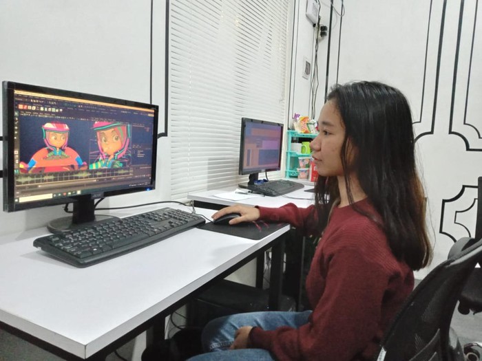 Tatik Setyowati animator Kota Malang kelas dunia