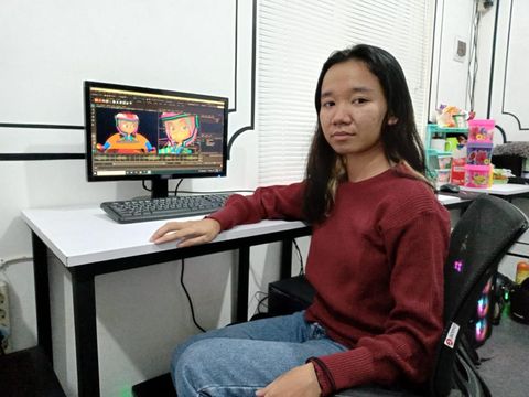Tatik Setyowati animator Kota Malang kelas dunia