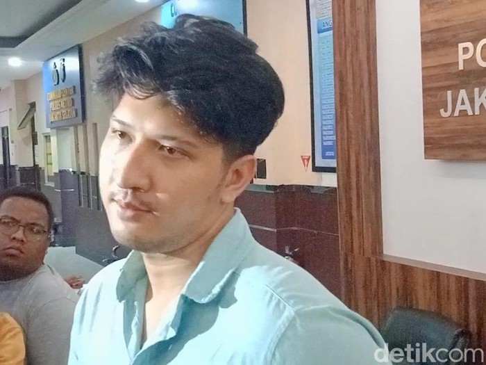 Aditya Zoni saat ditemui di Polres Jakarta Selatan.