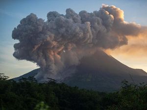 Potret Citra Radar Sebaran Debu Vulkanik Merapi Pagi Ini