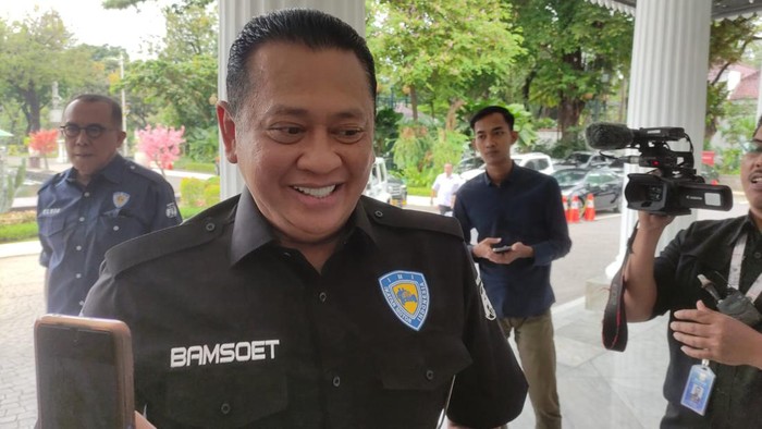 Bamsoet tiba di Balai Kota DKI (Mulia-detikcom)