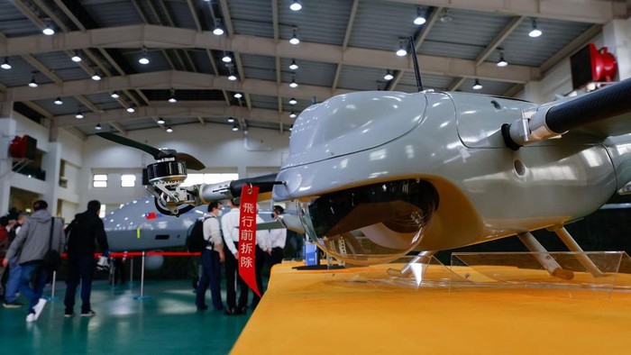 A view shows Cardinal III UAV on display as Taiwans Defence Ministry showcases its domestically developed drones to the press in Taichung, Taiwan March 14, 2023. REUTERS/Ann Wang