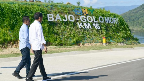 Jokowi Resmikan Akses Labuan Bajo-Golo Mori (Muchlis Jr/Biro Pers Sekretariat Presiden)