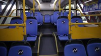 Begini bentuk bagian dalam bus listrik tersebut.