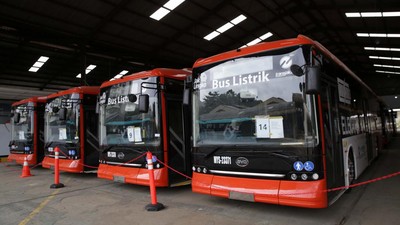 Jumlah Bus Listrik di Jakarta Terus Bertambah
