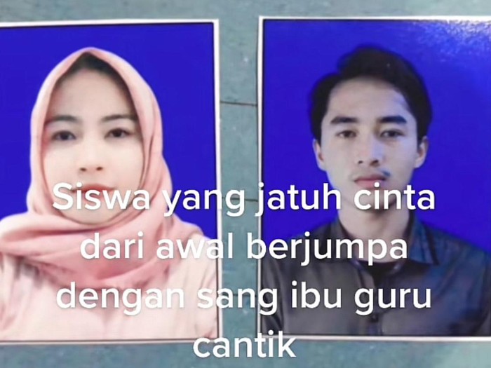 Kisah cinta siswa menikah dengan gurunya sendiri, viral di media sosial. Kisah cinta siswa menikah dengan gurunya sendiri, viral di media sosial.