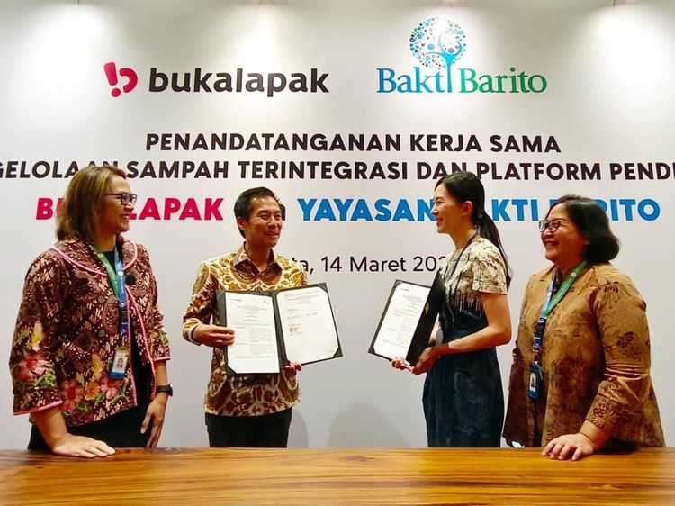 Kolaborasi Dukung UMKM Kelola Sampah