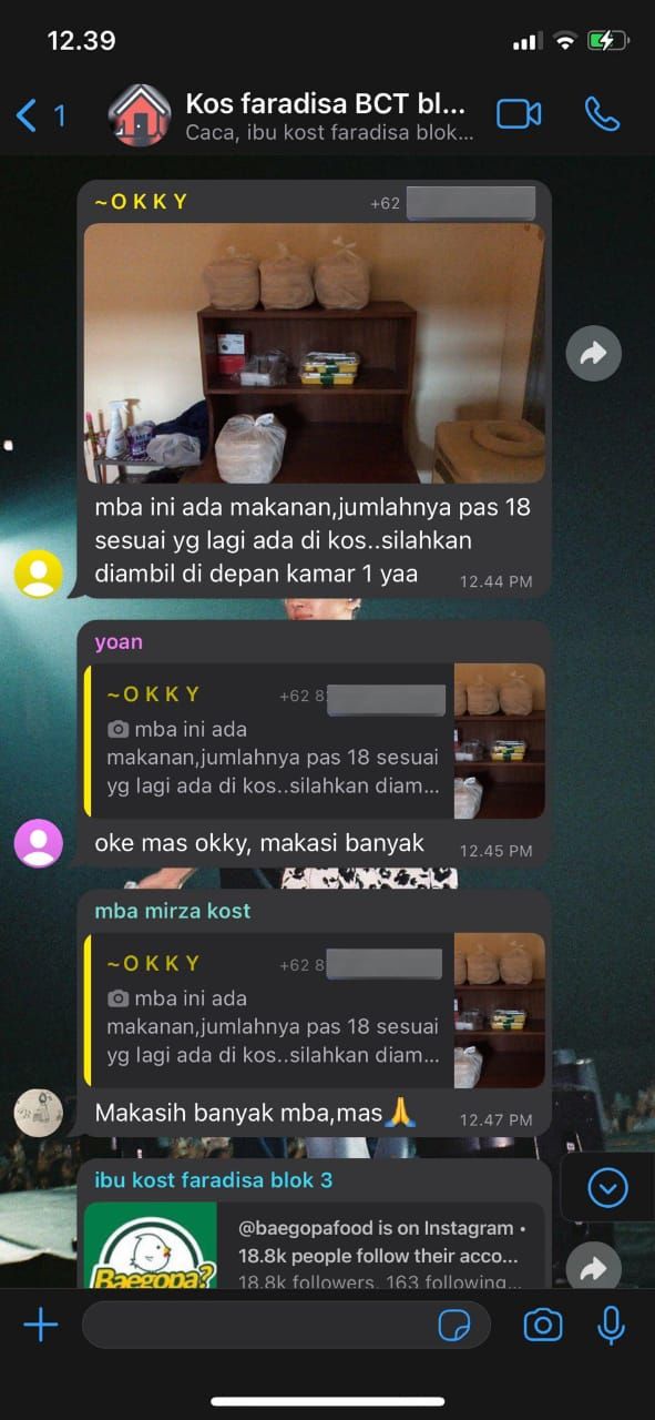 Gegara Makanan, 5 Penghuni Kos Ini Jadi Terharu hingga Marah