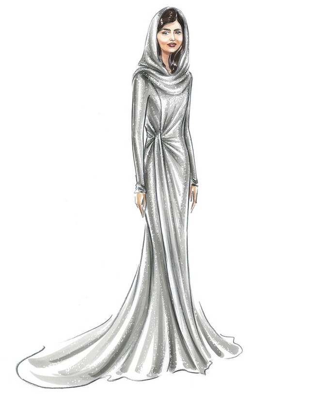 Wanita 25 tahun itu sendiri mengaku puas dengan penampilannya. Ini seperti mimpi aku menginginkan dress untuk mewakili pesan dari film kami @strangerattegate dan mewakili harapan, tulis wanita yang film dokumentarinya dinominasikan dalam Oscar tersebut di Instagram. Foto: Instagram @ralphlauren