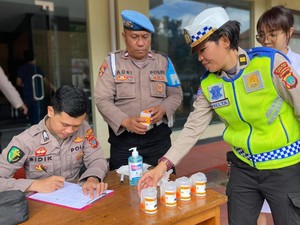 Deteksi Dini Narkoba, 25 Personel Polres Minahasa Utara Jalani Tes Urine