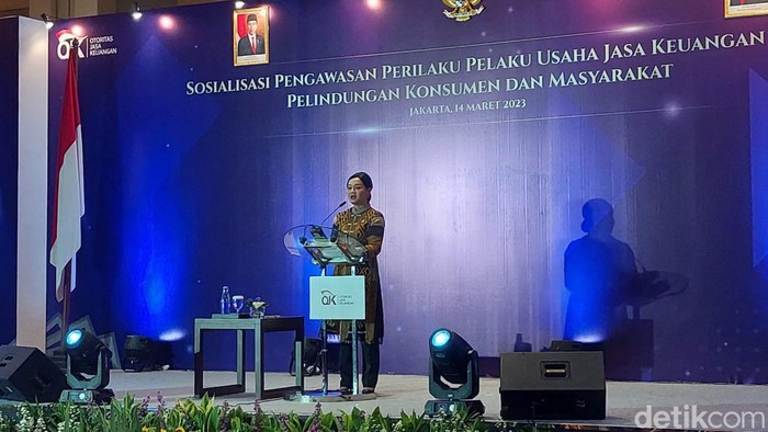 Kepala Eksekutif Pengawas Perilaku Pelaku Usaha Jasa Keuangan, Edukasi dan Perlindungan Konsumen Friderica Widyasari Dewi
