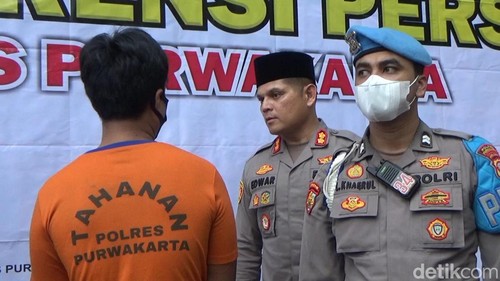 I (26) pengedar narkoba yang ditangkap bersama RD (15) anak pedangdut Lilis Karlina