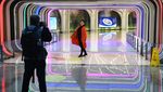 Penampakan Stasiun Metro di China yang Futuristik Abis