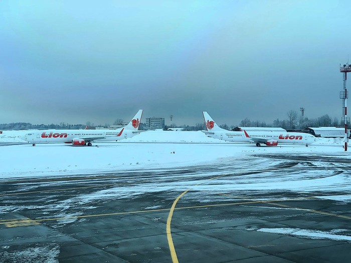 Pesawat Lion Air di Rusia