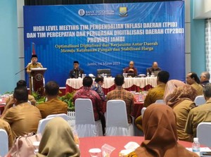 Gubernur Jambi Minta TPID Atasi Kenaikan Harga Sembako Jelang Puasa