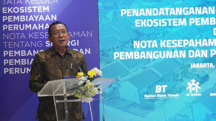 Sinergi Pembangunan dan Pembiayaan Perumahan untuk mengimplementasikan pembentukan Sekretariat dan Anggota Ekosistem Perumahan guna memperkuat fungsi dan sistem.