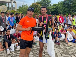 Relawan Ganjar Ajak Milenial di Kupang Olahraga Lewat Fun Run