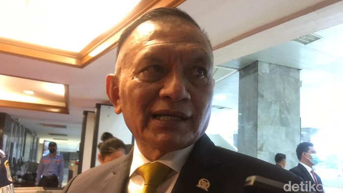 Sekjen Golkar Lodewijk. (Dwi Rahmawati/detikcom).