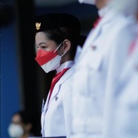 Melalui unggahannya terlihat jika Shaista pernah menjadi salah satu paskibraka di sekolahnya. Ia menjadi salah satu petugas di upacara bendera peringatan HUT RI ke-77 pada Agustus 2022. Foto: Instagram/@sh4ista