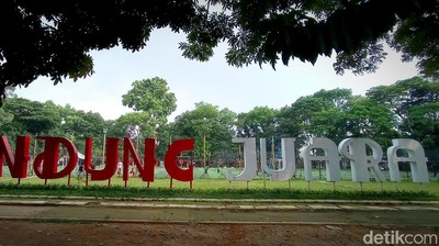 Wajah Muram Taman Persib Bandung