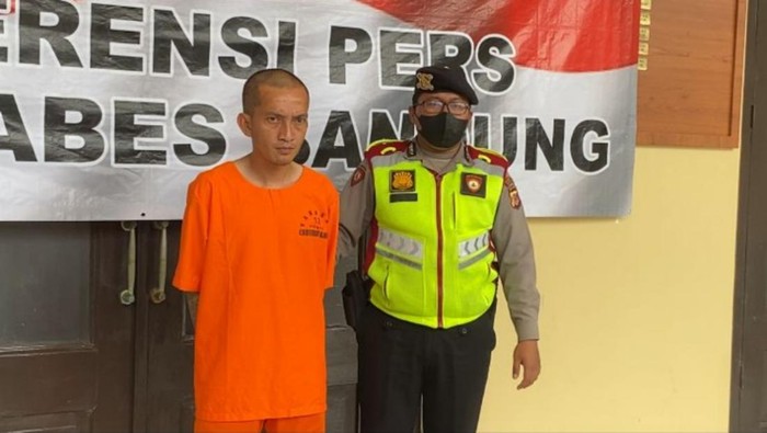 Yudi Cahyadi, pembunuh pria di TMP Cikutra, Kota Bandung.