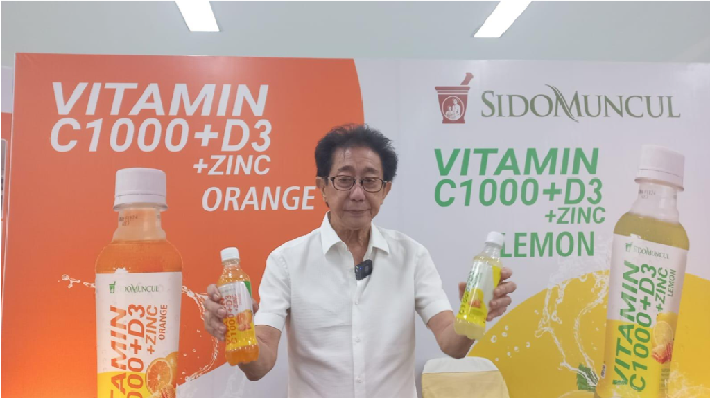 Sido Muncul Luncurkan Produk Vitamin C1000 + D3 Kemasan Ready to Drink