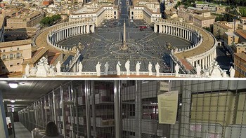 Arsip Rahasia Vatikan, Kota Vatikan: Tahukah Anda bahwa Vatikan memiliki arsip rahasia tempat mereka menyimpan dokumen yang berkaitan dengan Gereja Katolik, dan beberapa di antaranya berasal dari abad kedelapan? Seluruh arsip sangat besar sehingga memiliki rak sepanjang 53 mil, dan pintu masuk dilarang keras bagi siapa saja yang bukan peneliti dengan izin khusus untuk mengaksesnya. Tempat itu memuat dokumen-dokumen seperti informasi pengucilan Martin Luther dan surat dari Michelangelo kepada Paus Julius II. Foto: Boredpanda