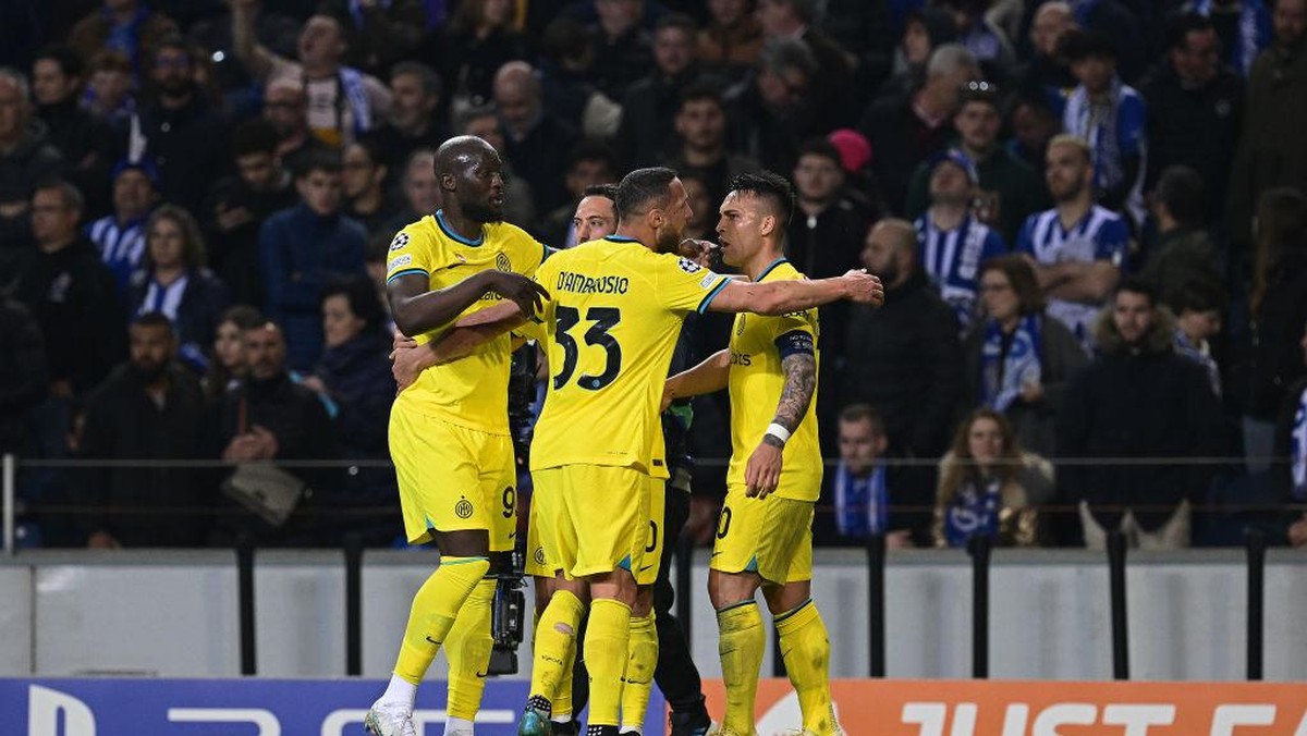 Inter Milan ke Perempatfinal Liga Champions lagi setelah 12 tahun (Inter via Getty Images/Mattia Ozbot - Inter)