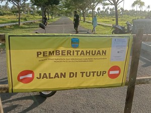 Dear Wisatawan, Jalur Tikus Masuk ke Pantai Pangandaran Ditutup
