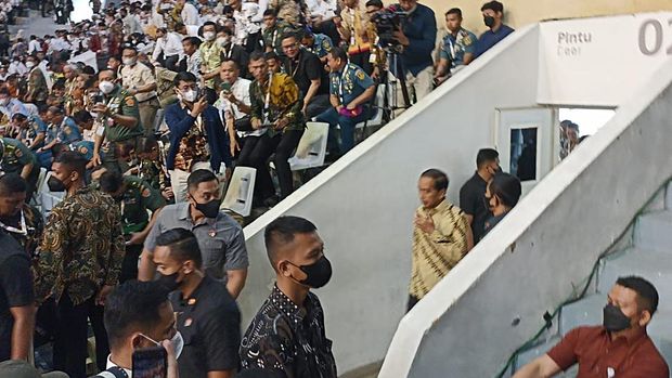 Jokowi hadiri acara P3DN di Istora (Tiara-detikcom)
