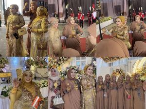 Viral Gaya Emak-emak di Madura Saat Kondangan Bak Toko Emas Berjalan