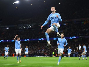 Haaland Cetak 5 Gol ke Gawang Leipzig, Man City ke Perempatfinal