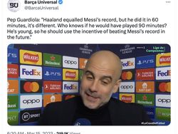 Heboh Guardiola Ganti Haaland Biar Gak Salip Rekor Messi