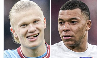 Haaland menjadi pemain termuda yang mencetak 30 gol di Liga Champions, mengalahkan rekor Mbappe. Foto: Twitter