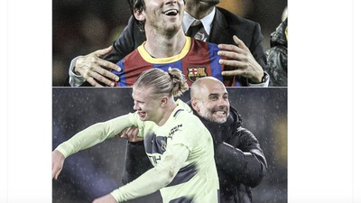 Heboh Guardiola Ganti Haaland Biar Gak Salip Rekor Messi