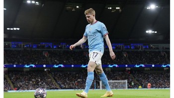 Tapi semalam bukan cuma Haaland yang hebat, Kevin De Bruyne juga perannya tak boleh dikesampingkan. Foto: Twitter