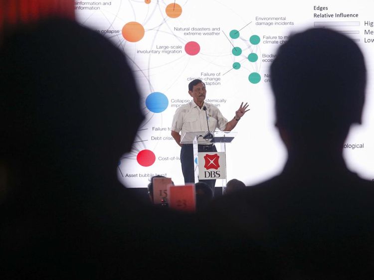 Momen Luhut Hadir di DBS Asian Insights Forum 2023