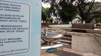 Taman Badak ini memang tampak lebih bersih ketimbang taman lainnya. Taman Badak putih juga cocok untuk bersantai, sebab suasananya rindang. Namun, fasilitas air minum milik PDAM Tirtawening di kawasan Taman Badak putih itu tak fungsi. Tak keluar air saat keran dibuka. Menurut papan informasi, keran air minum itu sedang dalam pemeliharaan.