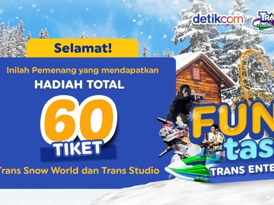 Ini Dia Pemenang Kuis FUNtastic Trans Entertainment, Ada Nama Kamu Gak?