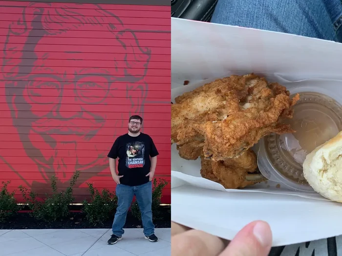 Pengalaman Makan Ayam Goreng Langsung di Tempat Kelahiran KFC, Menunya Unik!