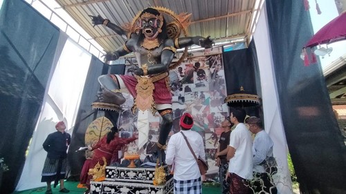 Penilaian ogoh-ogoh dari seluruh sekaa teruna atau kelompok pemuda-pemudi di Desa Adat Kota Tabanan mulai dilakukan pada Rabu (15/3/2023).
