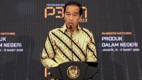 Presiden Jokowi di acara P3DN (dok. YouTube Kementerian Perindustrian)