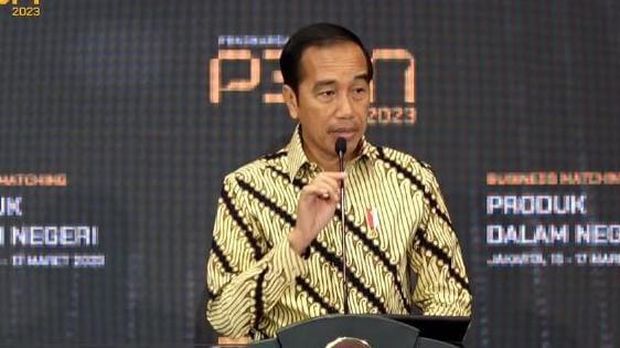 Presiden Jokowi di acara P3DN (dok. YouTube Kementerian Perindustrian)