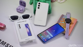 Mulai dijual 16 Maret 2023, Galaxy A54 5G dijual seharga Rp 5.999.000. Foto: Adi Fida Rahman/detikINET