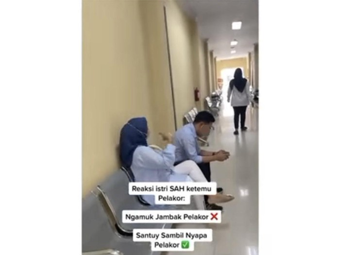 Kata Istri Yang Viral Santuy Labrak Pelakor Dan Reaksi Suaminya Disorot